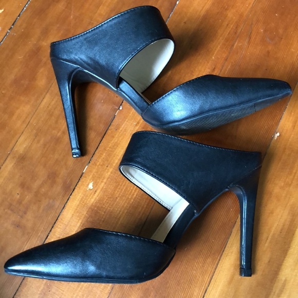 ANNE MICHELLE BLACK HEELS SIZE US 8.5 - Picture 6 of 11